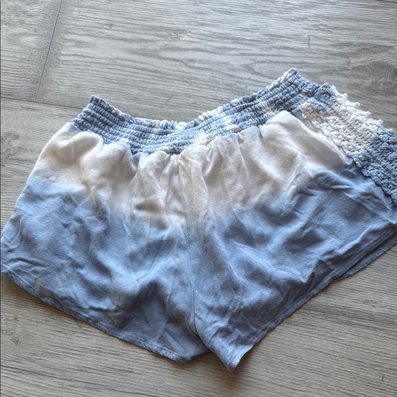 Ocean Drive High Waist Blue and White Shorts - Picture 3 of 3